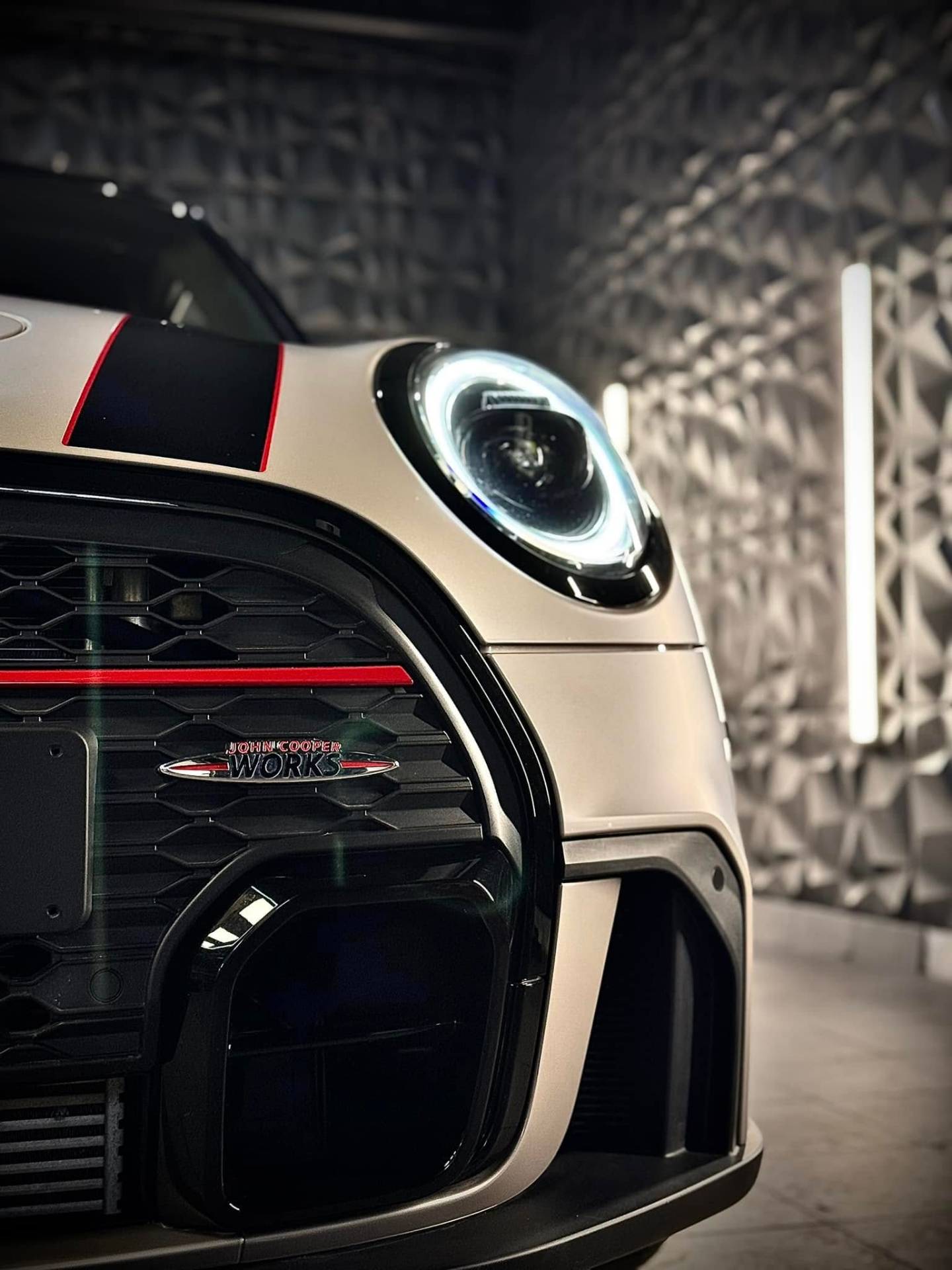 MINI Cooper — reflektor i grill John Cooper Works